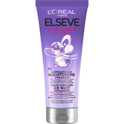L'Oréal Paris Elseve Hyaluron Plump éjszakai feltöltő krém - 200 ml