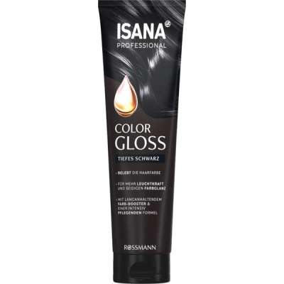 Isana Professional Color Gloss hajszínmegújító krém /Deep Black - 1 db