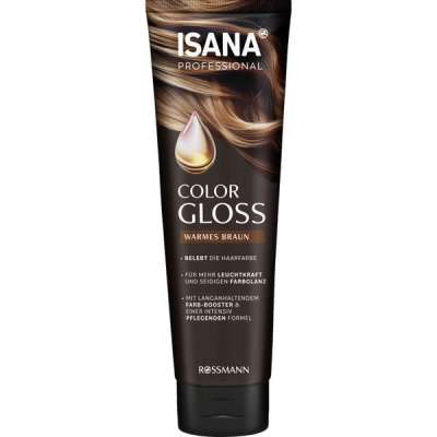 Isana Professional Color Gloss hajszínmegújító krém /Warm Brown - 1 db