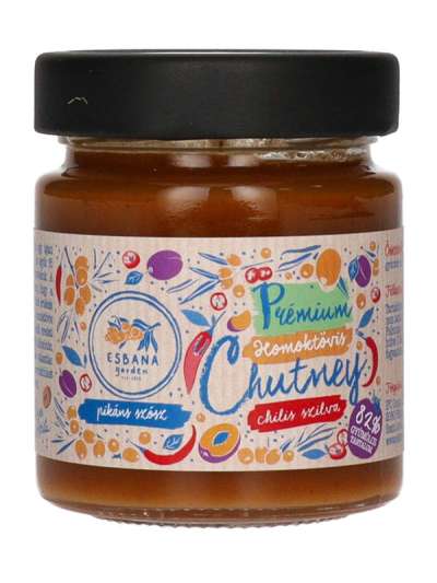 Esbana Prémium homoktövis chutney chilis szilva - 190 g