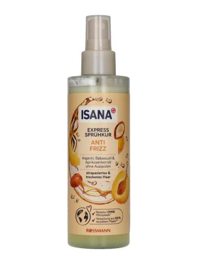 Isana Hair Express Anti Frizz hajápoló spray - 200 ml