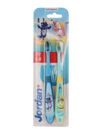 Jordan fogkefe step by step 6-9 éves korig soft duo - 2 db