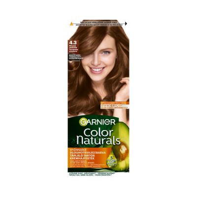 Garnier Color Naturals tartós hajfesték /4,3 természetes aranybarna - 1 db
