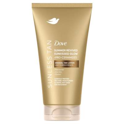 Dove Summer Revived önbarnító krém a világos-közepes árnyalatú bőrért - 75 ml
