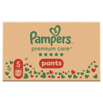 Pampers Premium Care bugyipelenka 5-ös 11-17 kg - 102 db