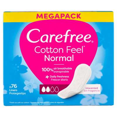 Carefree Cotton Feel tisztasági betét - 76 db