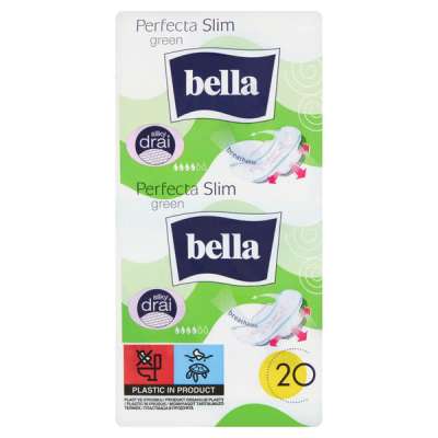 Bella Perfecta Slim Green egészségügyi betét - 20 db