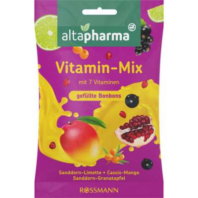 Altapharma töltött cukorka vitaminnal - 100 g
