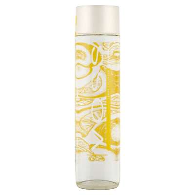 VOSS norvég természetes szénsavas ásványvíz üveg palackban citrom- uborka ízű - 375 ml