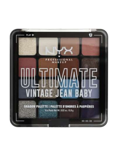 NYX Professional Makeup Ultimate Shadow Palette szemhéjpúder paletta /Vintage Jean Baby - 1 db