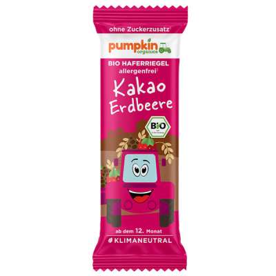 Pumpkin Bio zabszelet eperrel és kakaóval 12 hónapos kortól - 20 g