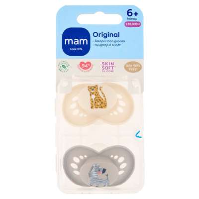 MAM Original szilikon játszócumi 6 hónapos kortól - 2 db