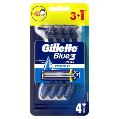 Gillette Blue3 Comfort eldobható borotva 3 pengés - 4 db