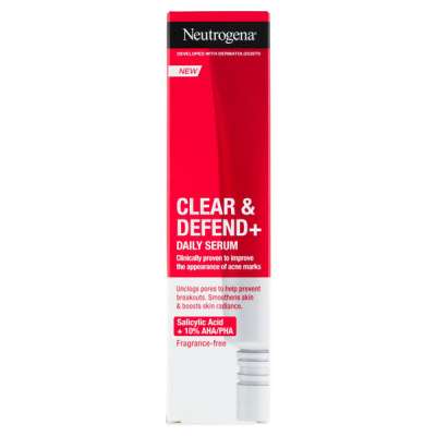 Neutrogena Clear&Defend szérum pattanások ellen - 30 ml