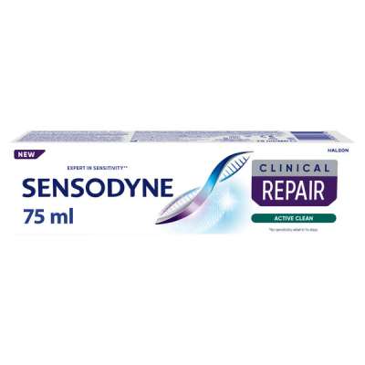 Sensodyne Clinical Repair Active Clean fluoridos fogkrém - 75 ml