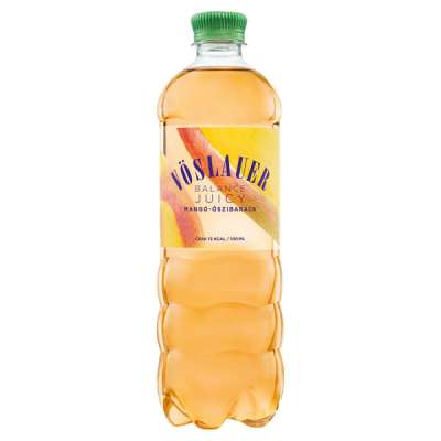 Vöslauer Balance Juicy ásványvíz mangó és őszibarack ízesítéssel - 750 ml