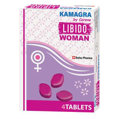 Kamagra by Carene Libido Woman-Növényi kivonatokat tartalmazó étrend-kiegészítő tabletta nők részére - 4 db