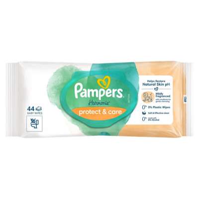 Pampers Harmonie Protect & Care Nedves törlőkendő - 44 db