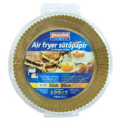 Mazzini Air Fryer sütőpapír 20 cm - 50 db