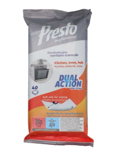Presto Dual Action konyhai törlőkendő - 40 db
