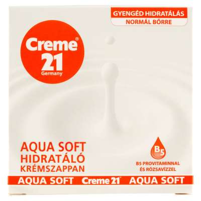 Creme 21 Aqua Soft krémszappan normál bőrre - 125 g