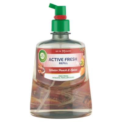 Air Wick Active Fresh automata légfrissítő utántöltő téli puncs illattal - 228 ml