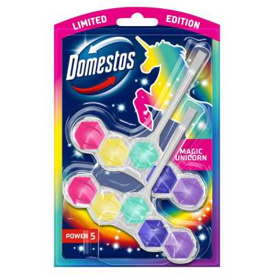 Domestos Power 5 Magic Unicorn WC illatosító 2x50 g - 100 g