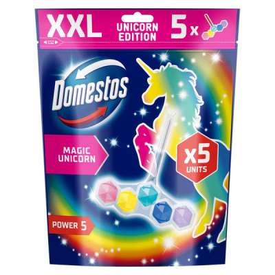 Domestos Power 5 Magic Unicorn WC illatosító 5x50 g - 250 g