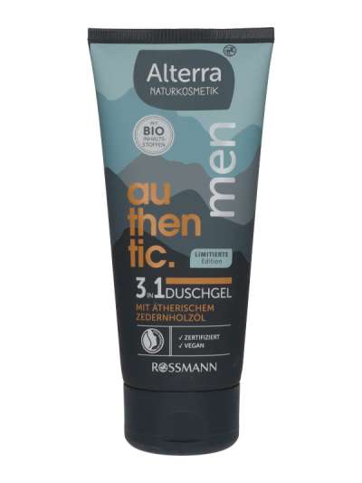 Alterra Men Authentic tusfürdő - 200 ml