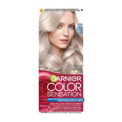 Garnier Color Sensation tartós hajfesték /S11 ragyogó ezüst - 1 DB