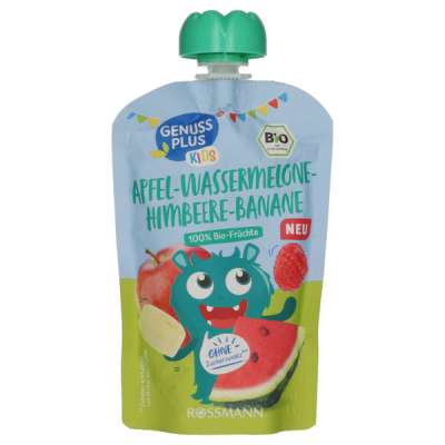 Genuss Plus Kids Bio gyümölcskészítmény görögdinnyelével - 1 éves kortól - 100 g