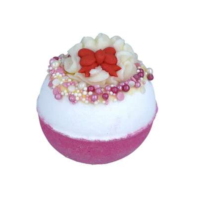 Bomb Cosmetics Kis piros masni fürdőbomba - 160 g