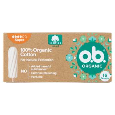 o.b. Organic Super tampon - 16 db