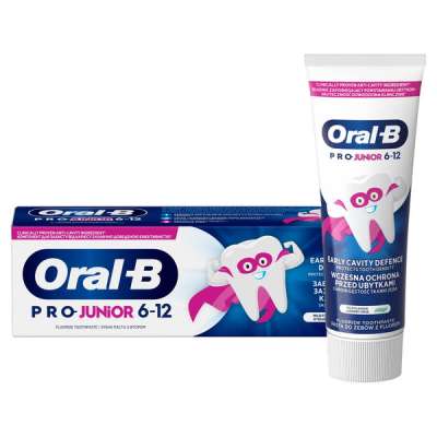 Oral-B Pro Junior gyermek fogkrém 6-12 évesek korig - 75 ml