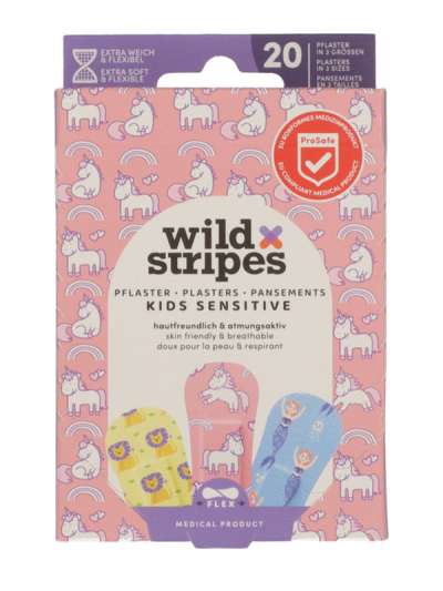 Wild Stripes sebtapasz /unikornis - 20 db