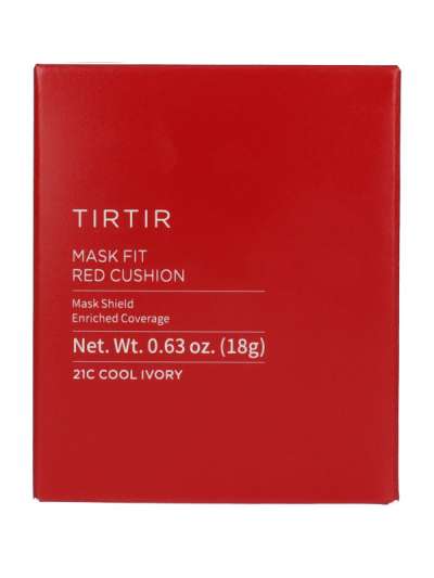 TirTir Mask Fit Red Cushion alapozó SPF40 /21C Cool Ivory - 18 g