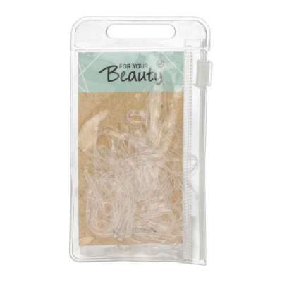 For Your Beauty szilikon hajgumi /68 átlátszó - 68 db