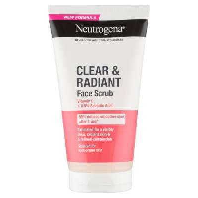 Neutrogena Clear & Radiant bőrradír - 150 ml