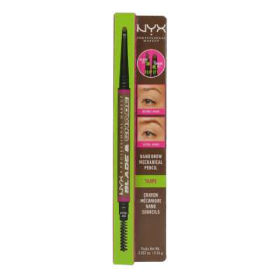 NYX Professional Makeup Blade&Shade szemöldökceruza duo /Taupe - 1 db