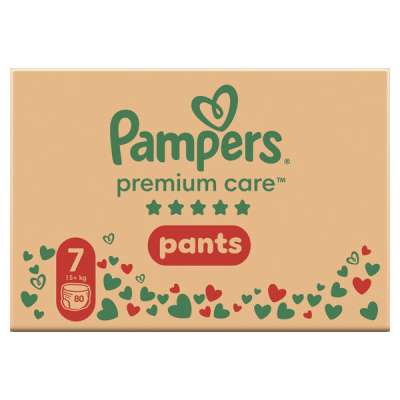 Pampers Premium Care bugyipelenka, méret: 7, 15 kg+ - 80 db