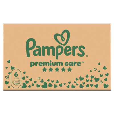 Pampers Premium Care pelenka, 6 méret, 13kg-18kg - 128 db