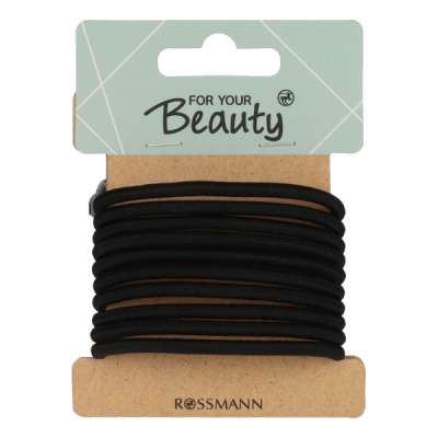 Parsa Beauty hajgumi rózsaszin, fekete, leo mintas - 1 db