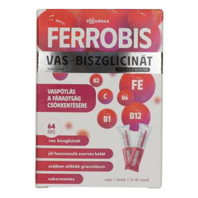 Pharmax Ferrobis vas-biszglicinat - 14 db