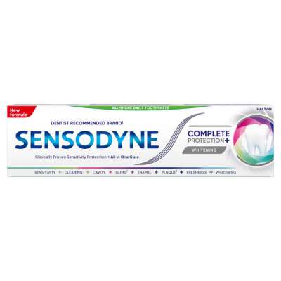 Sensodyne Complete Protection+ Whitening fluoridos fogkrém - 75 ml