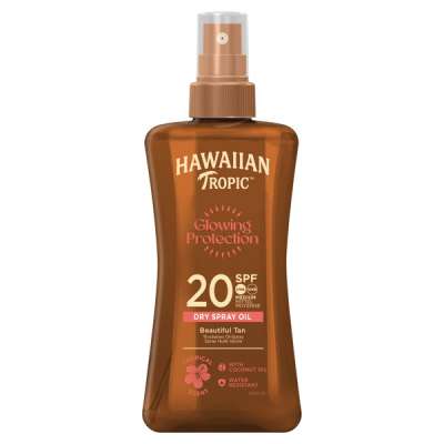 Hawaiian Tropic Glowing Protection dry spray napolaj SPF20 - 200 ml