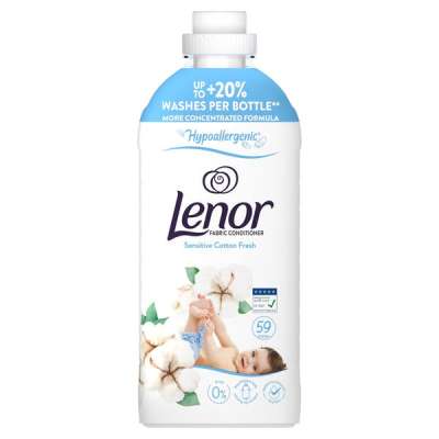 Lenor Sensitive Cotton Fresh öblítő 59 mosás - 1250 ml