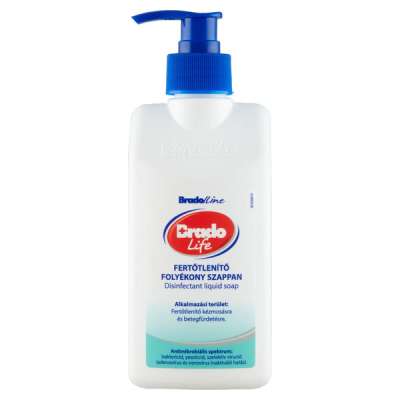 BradoLife fertőtlenítő folyékony szappan - 350 ml