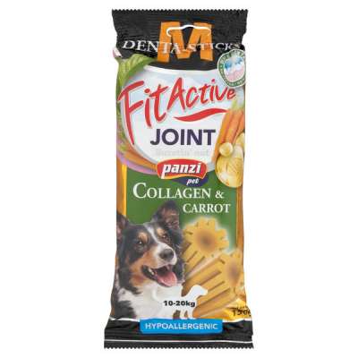 FitActive Denta-Stick Joint jutalomfalat kollagénnel és sárgarépával - 150 g