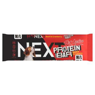 FitActive Next Protein Dessert Bar protein szelet marhával és áfonyával - 55 g