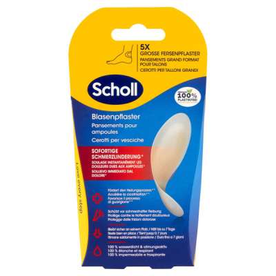Scholl vizhólyag tapasz sarokra - 5 db